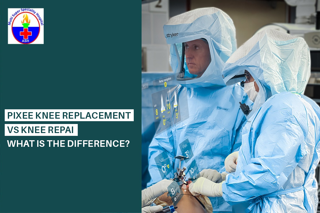 Pixee Knee Replacement vs Knee Repair1